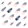 12 Sizes-24 Pcs Press On Nails JP2995