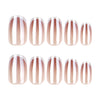 12 Sizes-24 Pcs Press On Nails JL0697