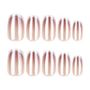 12 Sizes-24 Pcs Press On Nails JL0697