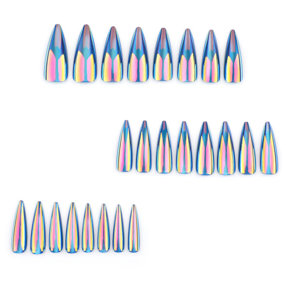 12 Sizes-24 Pcs Press On Nails JP3593