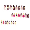 12 Sizes-24 Pcs Press On Nails JP4207