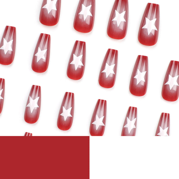 12 Sizes-24 Pcs Press On Nails JP3230