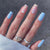 12 Sizes-24 Pcs Press On Nails C386