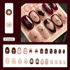 12 Sizes-24 Pcs Press On Nails Z1028