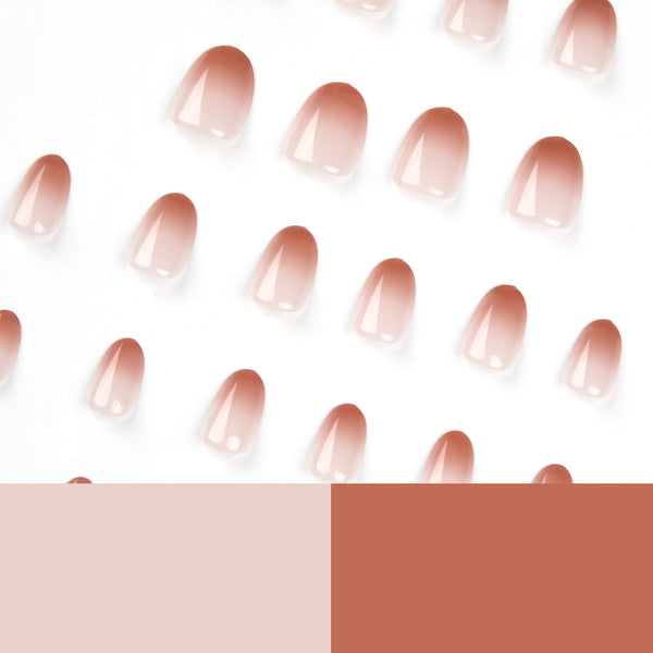 12 Sizes-24 Pcs Press On Nails JP2546