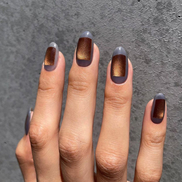 12 Sizes-24 Pcs Press On Nails W1398