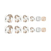 12 Sizes-24 Pcs Press On Nails JP1640