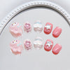 12 Sizes-24 Pcs Press On Nails K031