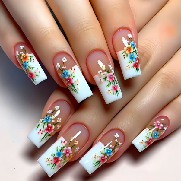 12 Sizes-24 Pcs Press On Nails Y796