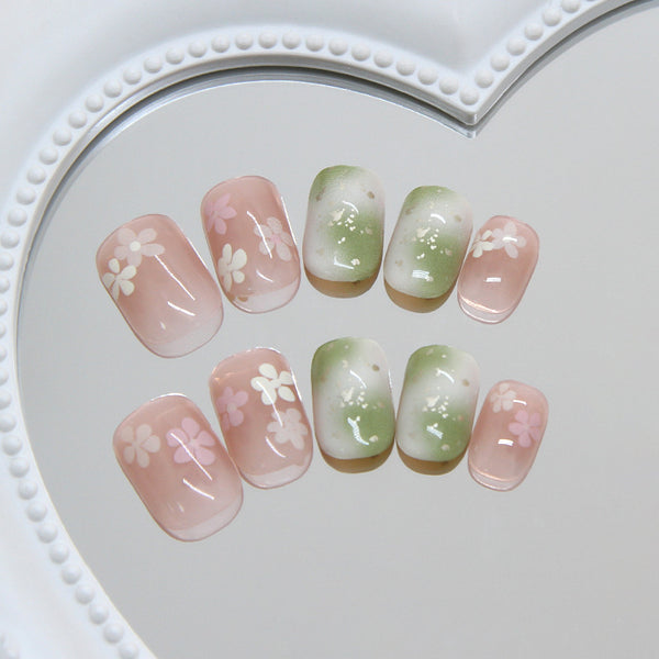 12 Sizes-24 Pcs Press On Nails R975