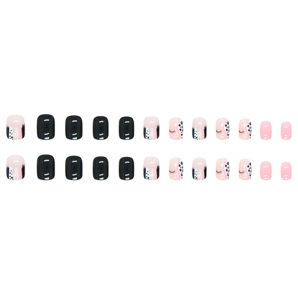 12 Sizes-24 Pcs Press On Nails W532