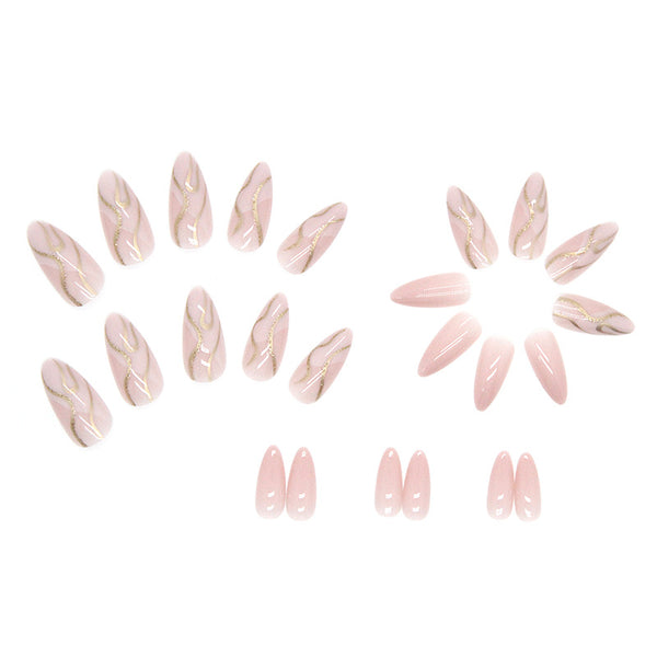 12 Sizes-24 Pcs Press On Nails W233