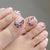12 Sizes-24 Pcs Press On Nails JP1641