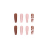 12 Sizes-24 Pcs Press On Nails W220
