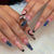 12 Sizes-24 Pcs Press On Nails Z385
