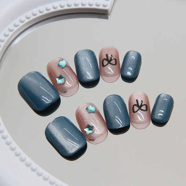 12 Sizes-24 Pcs Press On Nails MY061