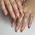 Almond French Glossy Medium Press on Nails