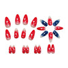 12 Sizes-24 Pcs Press On Nails Y1517