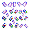 12 Sizes-24 Pcs Press On Nails Y1302