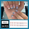 12 Sizes-24 Pcs Press On Nails Y022