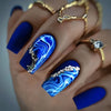 12 Sizes-24 Pcs Press On Nails Y187