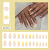 12 Sizes-24 Pcs Press On Nails W1994