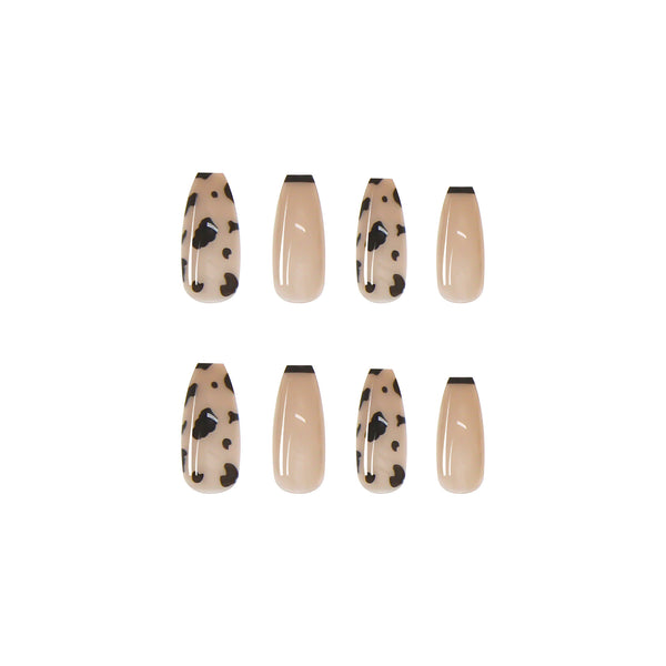 12 Sizes-24 Pcs Press On Nails Z140