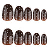 12 Sizes-24 Pcs Press On Nails JP4063