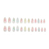12 Sizes-24 Pcs Press On Nails Z1128
