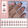 12 Sizes-24 Pcs Press On Nails C760