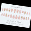 12 Sizes-24 Pcs Press On Nails FT-747