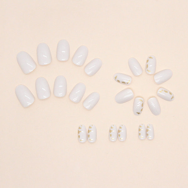 12 Sizes-24 Pcs Press On Nails W833