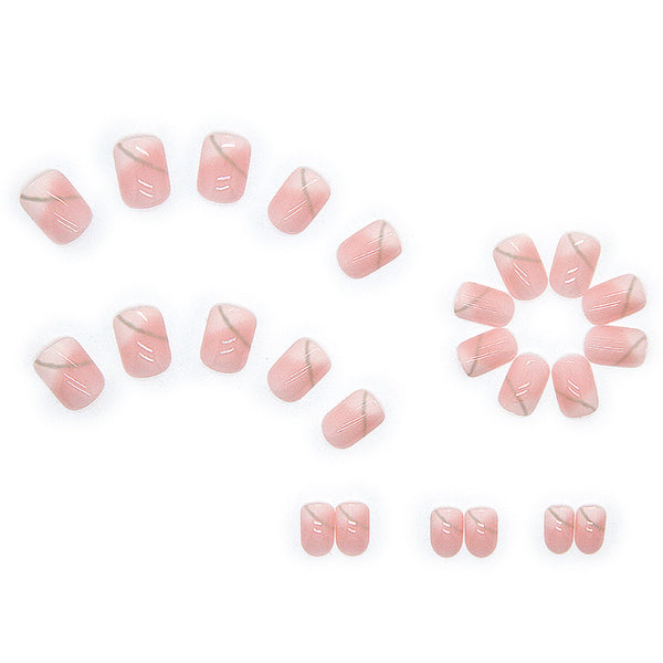 12 Sizes-24 Pcs Press On Nails R400