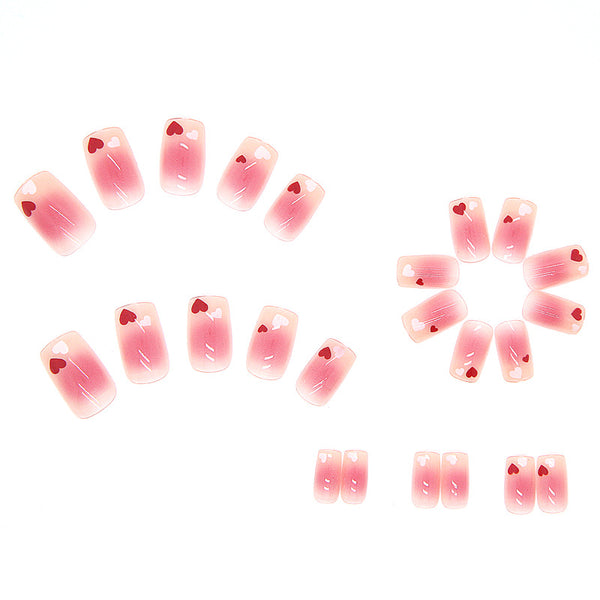 12 Sizes-24 Pcs Press On Nails R376