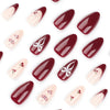 12 Sizes-24 Pcs Press On Nails JP3324