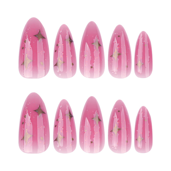 12 Sizes-24 Pcs Press On Nails JP3823