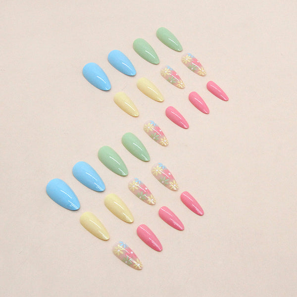 12 Sizes-24 Pcs Press On Nails W879