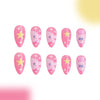 12 Sizes-24 Pcs Press On Nails H330