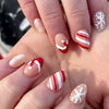 12 Sizes-24 Pcs Press On Nails Y1278