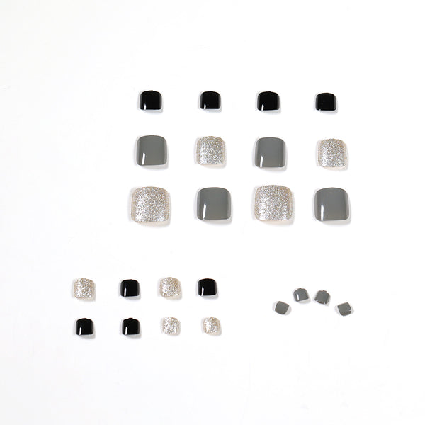 12 Sizes-24 Pcs Press On Nails JP1180