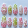 12 Sizes-24 Pcs Press On Nails Y2006