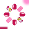 12 Sizes-24 Pcs Press On Nails C1242