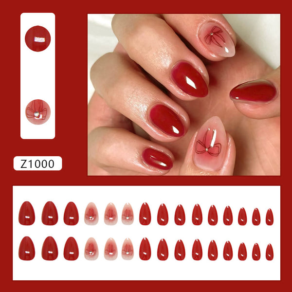 30 Pcs Press On Nails Z1000