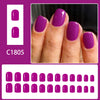 12 Sizes-24 Pcs Press On Nails C1805