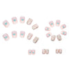 12 Sizes-24 Pcs Press On Nails R500