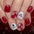 12 Sizes-24 Pcs Press On Nails C1296