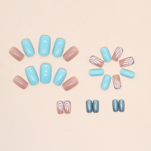 12 Sizes-24 Pcs Press On Nails W454