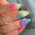 12 Sizes-24 Pcs Press On Nails W1591