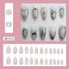 12 Sizes-24 Pcs Press On Nails W1972