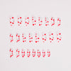 12 Sizes-24 Pcs Press On Nails JP1601